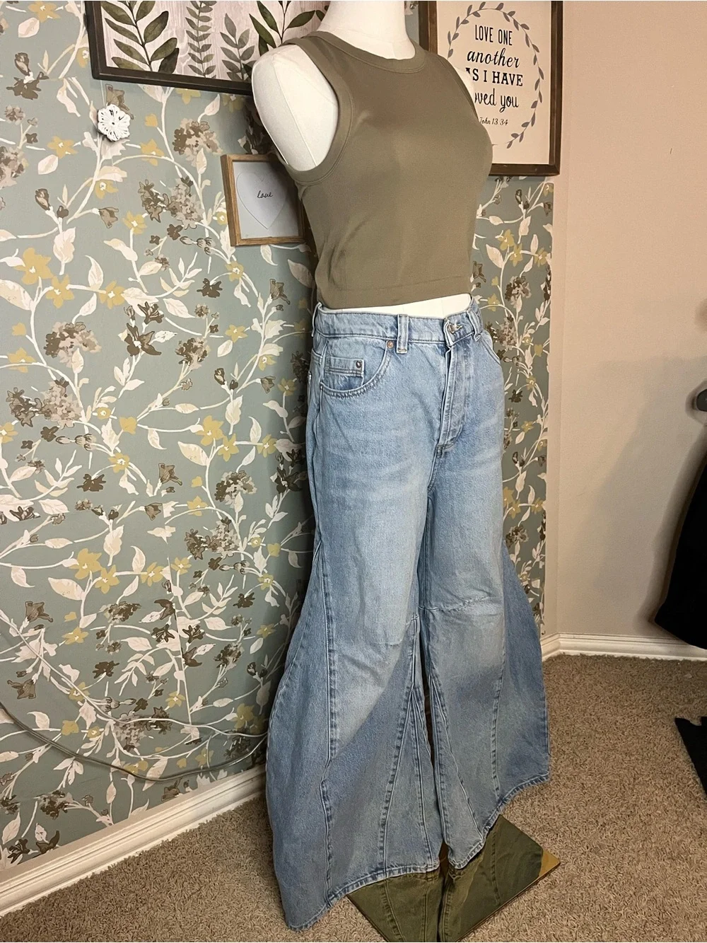 We the Free Eden Slouchy Wide Leg Size 28 - Picture 6 of 16